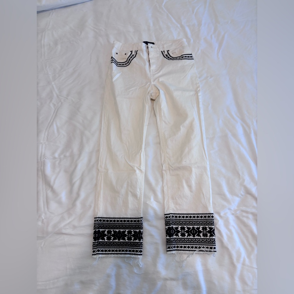 Boden embroidered pants